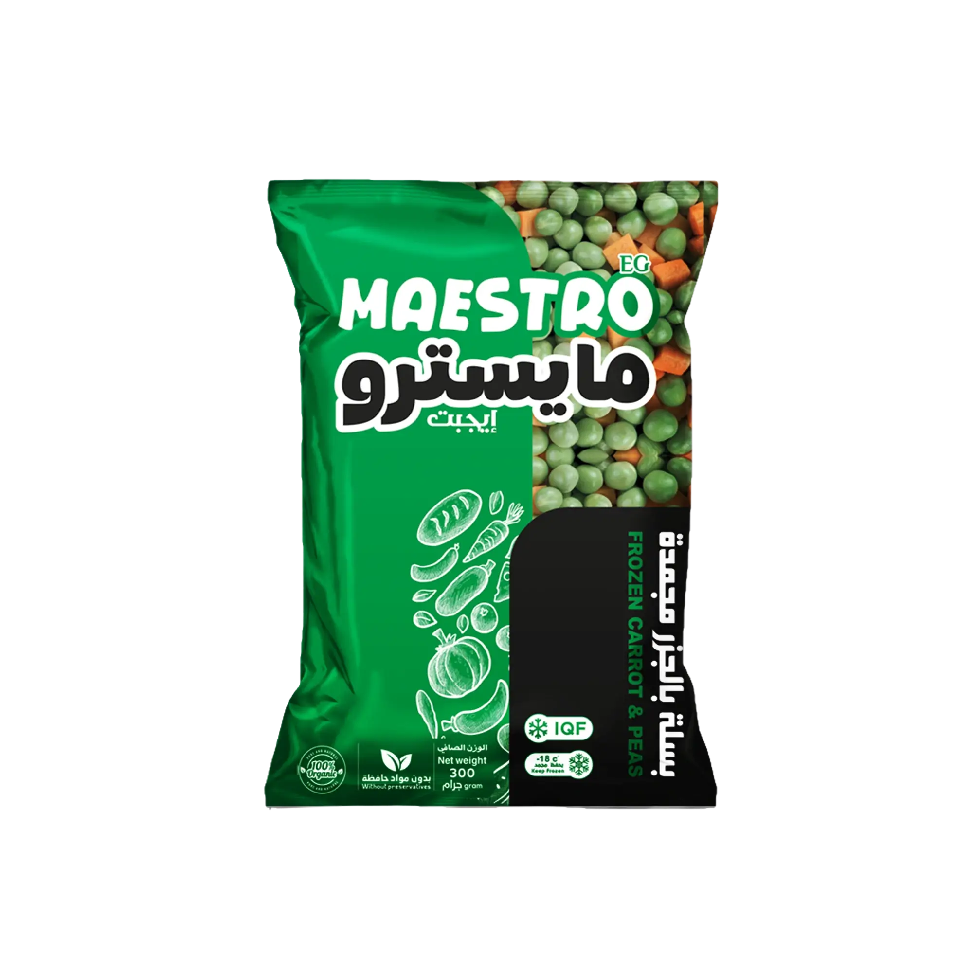 بسلة بالجزر 300 جرام لو موك