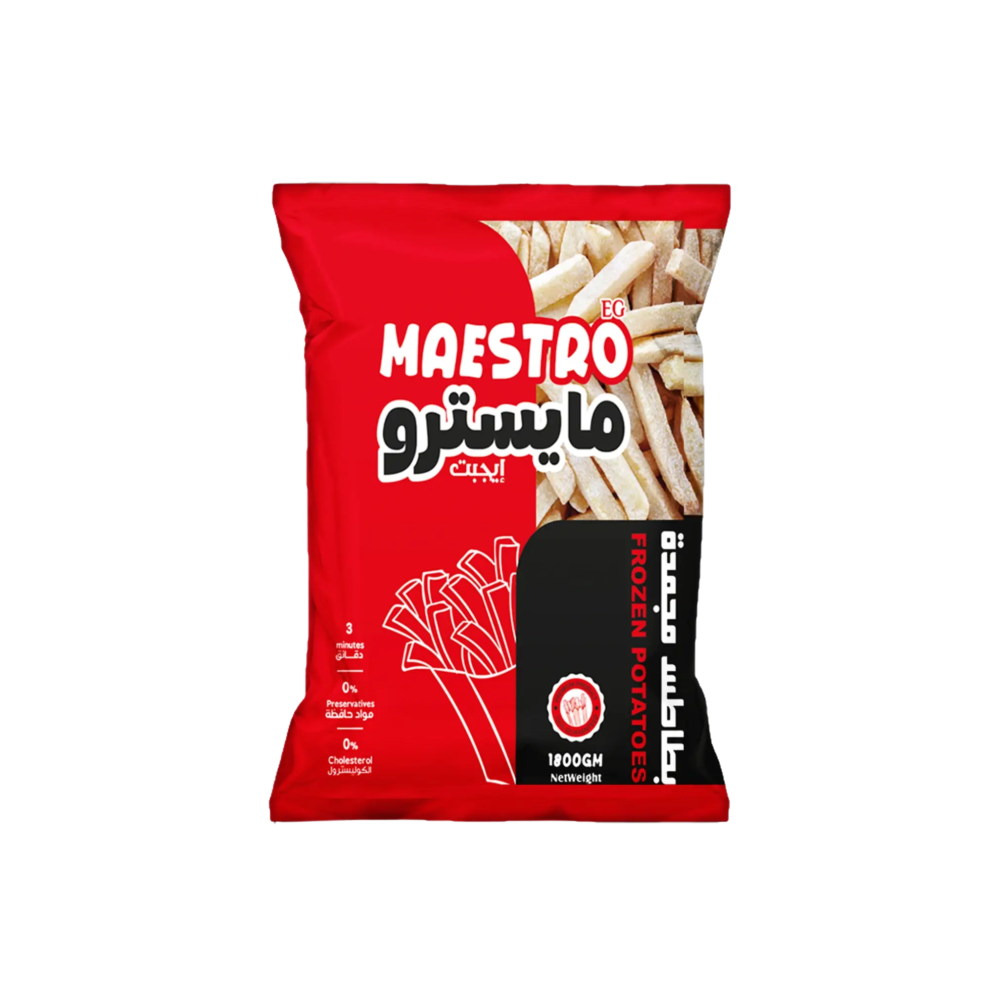 بطاطس 1800 جم موك