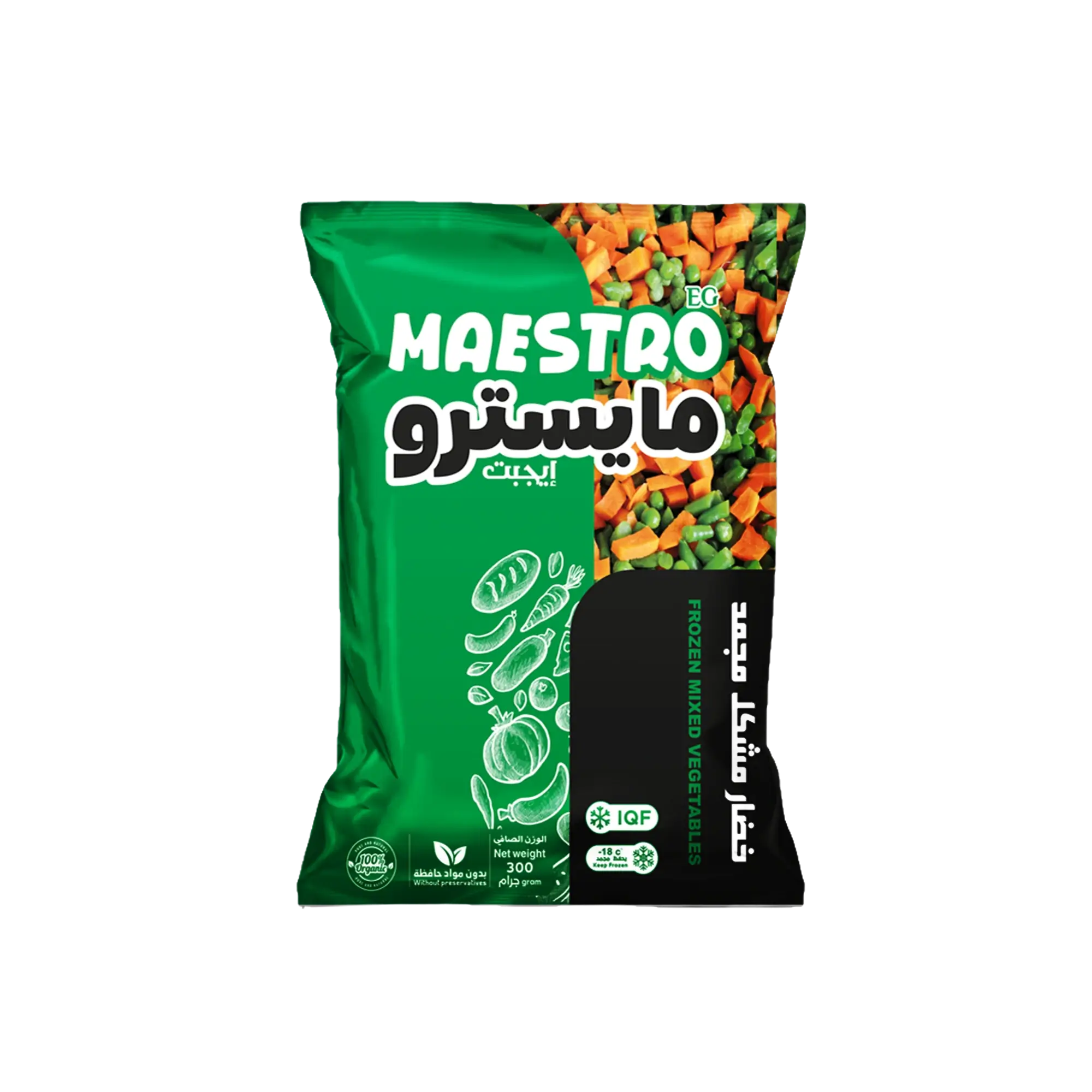 خضار مشكل 300 جرام لو موك